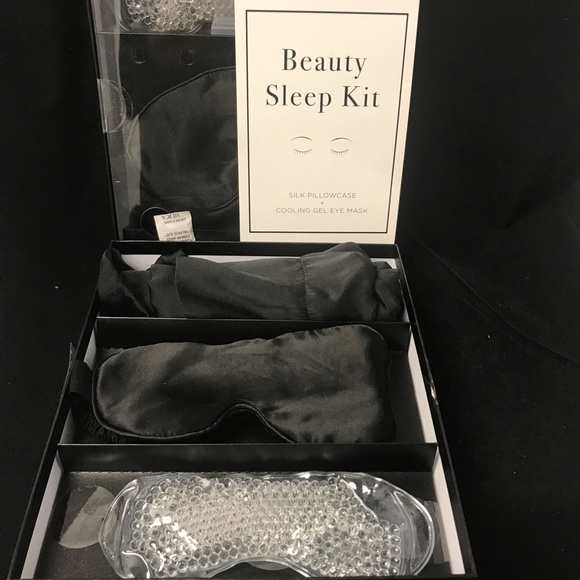 Night Beauty Sleep Kit Silk Eye Mask + Pillowcase - Picture 3 of 3